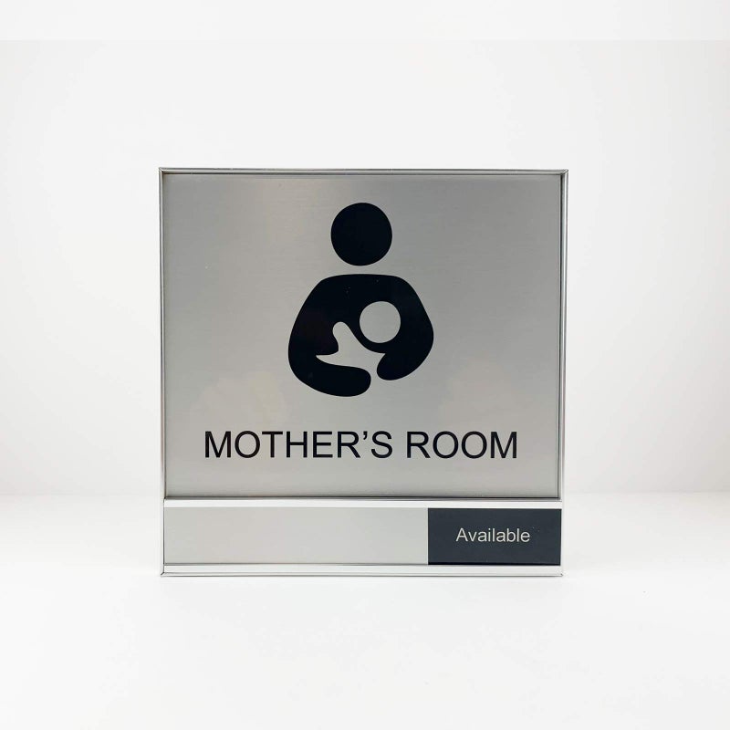NapTags 6" x 6" Framed Mother's Room Slider Sign - Image 2